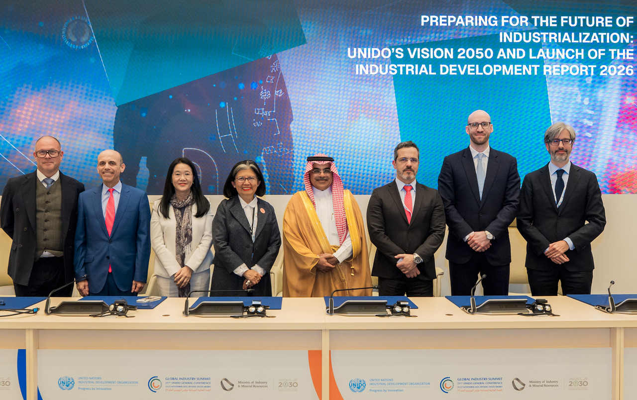 На Генеральной конференции в Эр-Рияде ЮНИДО представила новое «Видение 2050» и Доклад о промышленном развитии 2026