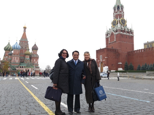 DG, LI Yong, Ms. Olga Memedovic, Chief, Europe and NIS Programme, Ms. Marina Ploutakhina, Chief, Energy Efficiency, Energy and Climate Change