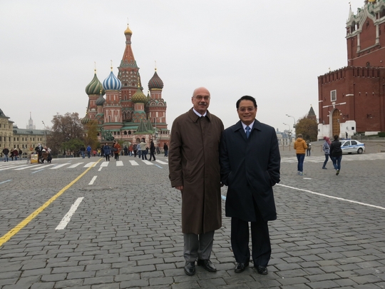 DG, Li Yong and H.E. Mr. Vladimir Voronkov, Ambassador Extraordinary and Plenipotentiary, Permanent Representative of the Russian Federation to UNIDO, Vienna