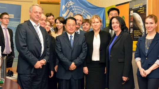 DG and UNIDO Delegation visited the UNIDO Center for International Industrial Cooperation CIIC